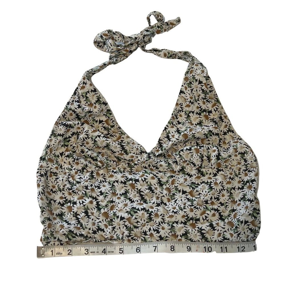Small floral halter top